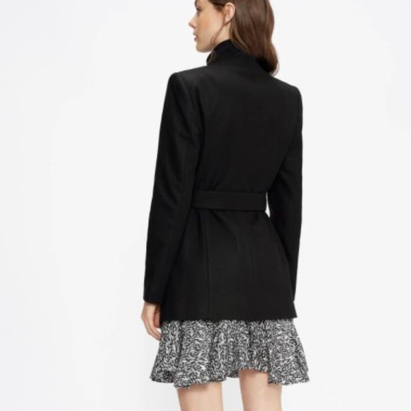 Ted Baker Rosess Short Wool Wrap Coat Ted 0/US 2 ***REPAIRED*** - Picture 3 of 9